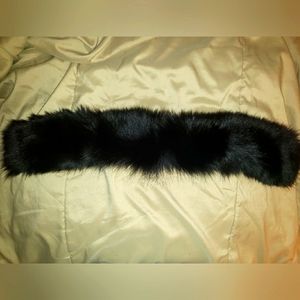 Vintage Faux Fur Scarf, One Size